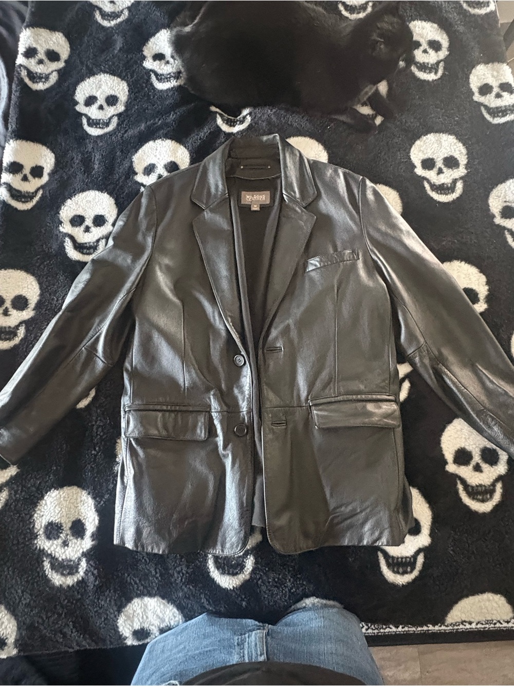 Vintage Wilsons Leather Black Men's Jacket